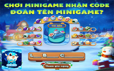 Chơi minigame nhận code đoán tên minigame